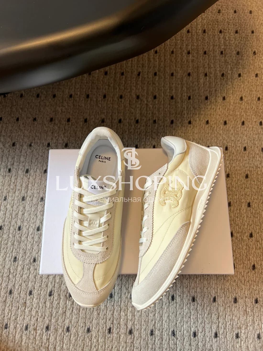 Кроссовки loewe белые l3 - фото 4