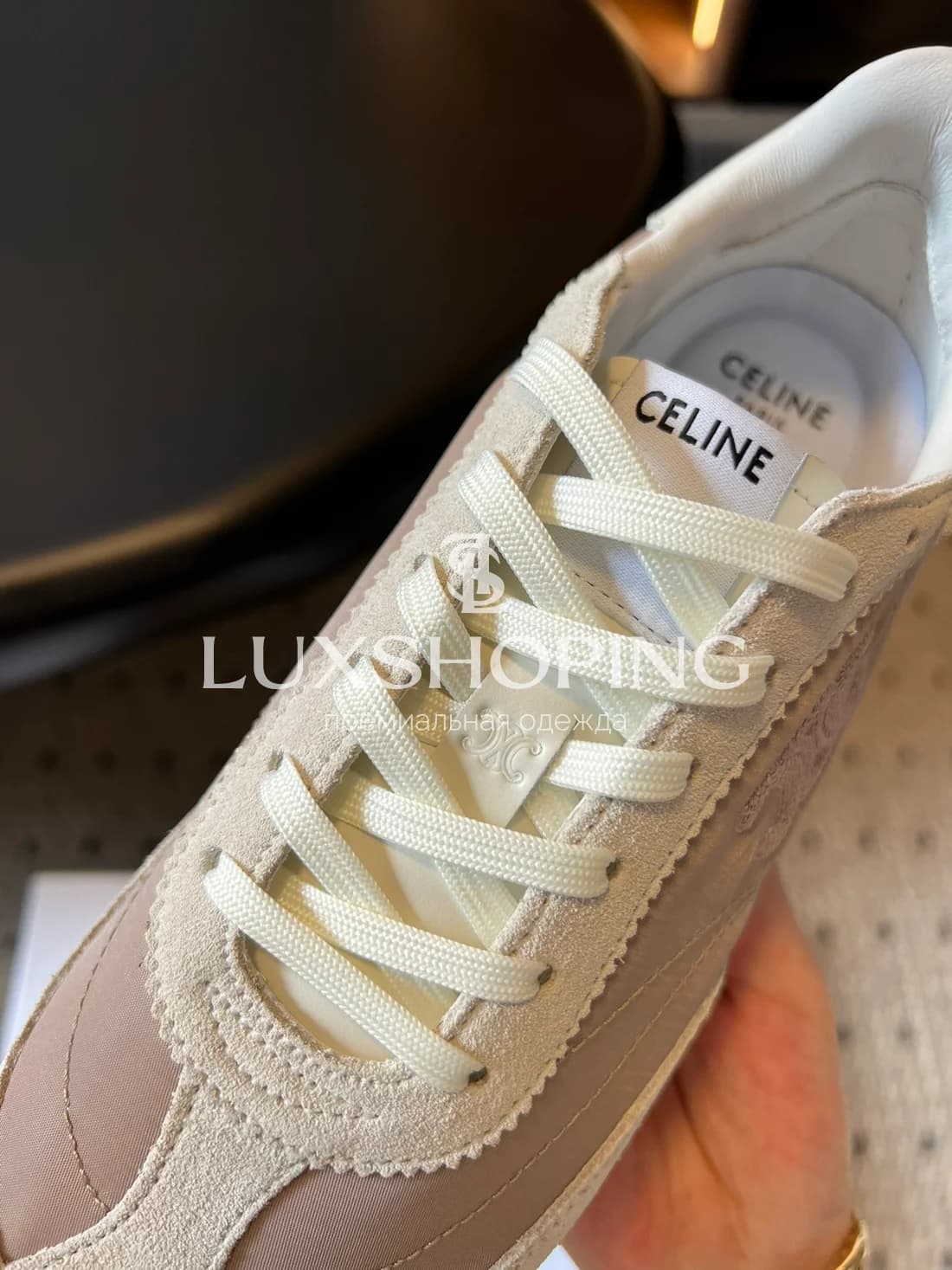 Кроссовки loewe бежевые l4 - фото 10