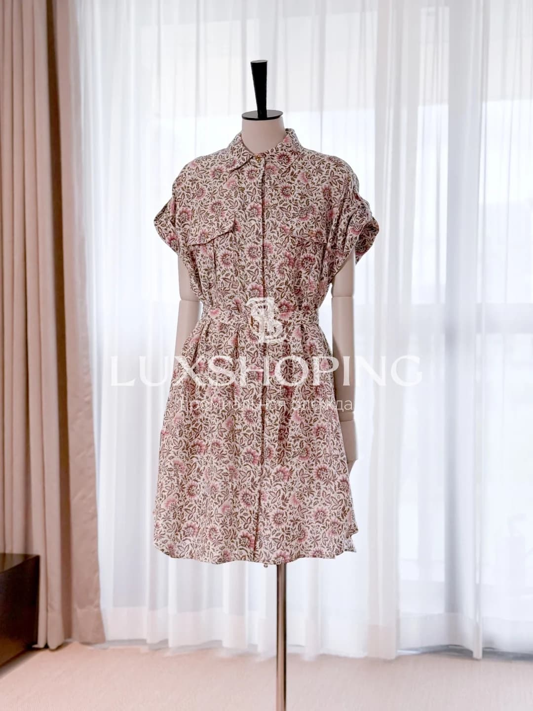 Платье Loro Piana 25S Идрис Цветущий Холст Сан Николо - фото 4