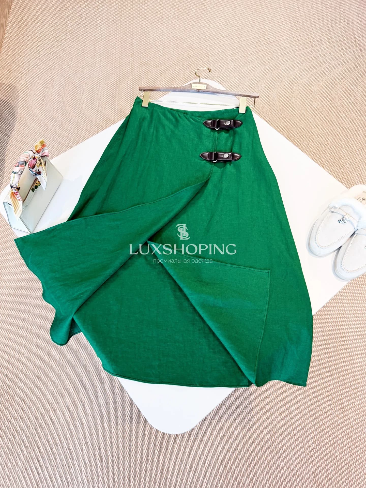 Комплект Loro Piana 25S Изумрудный - фото 9