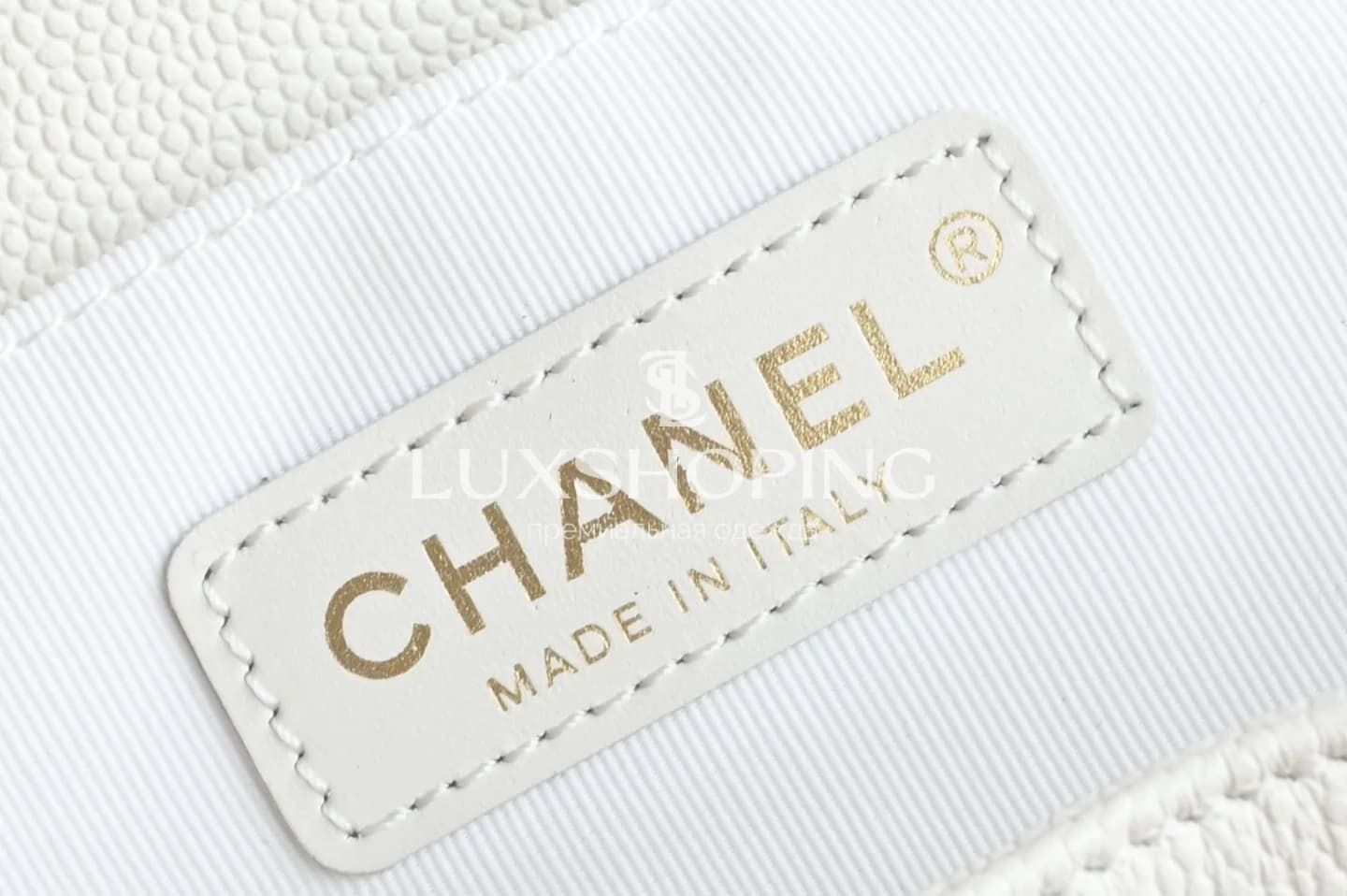 Рюкзак Chanel 25P белый 20.5×20×11.5 см - фото 2