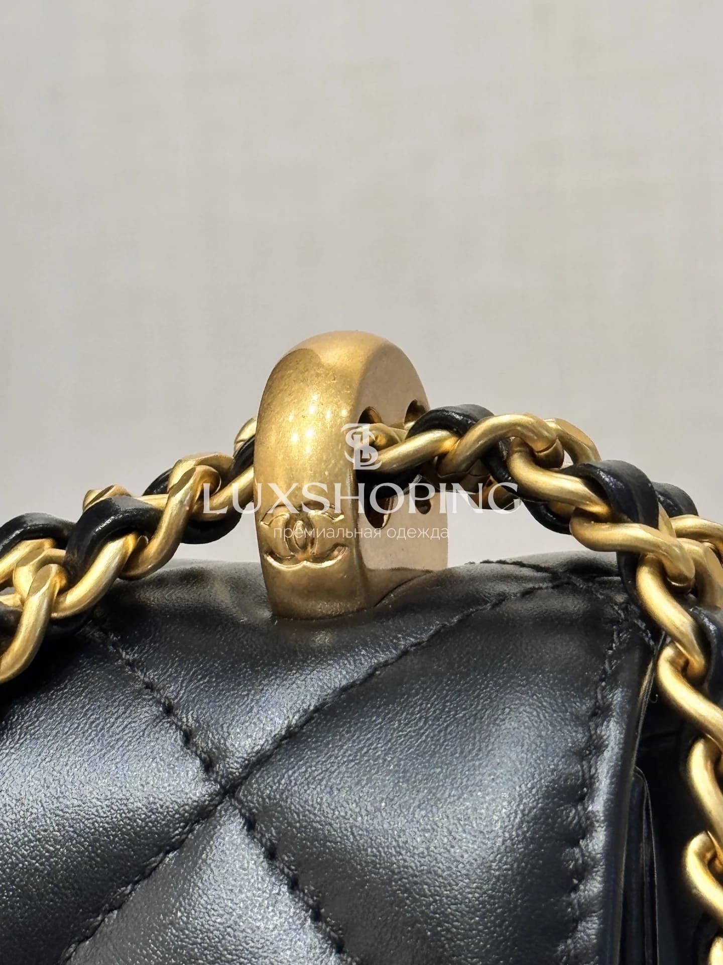 Сумка Chanel 24C Double Gold Pearl - фото 12