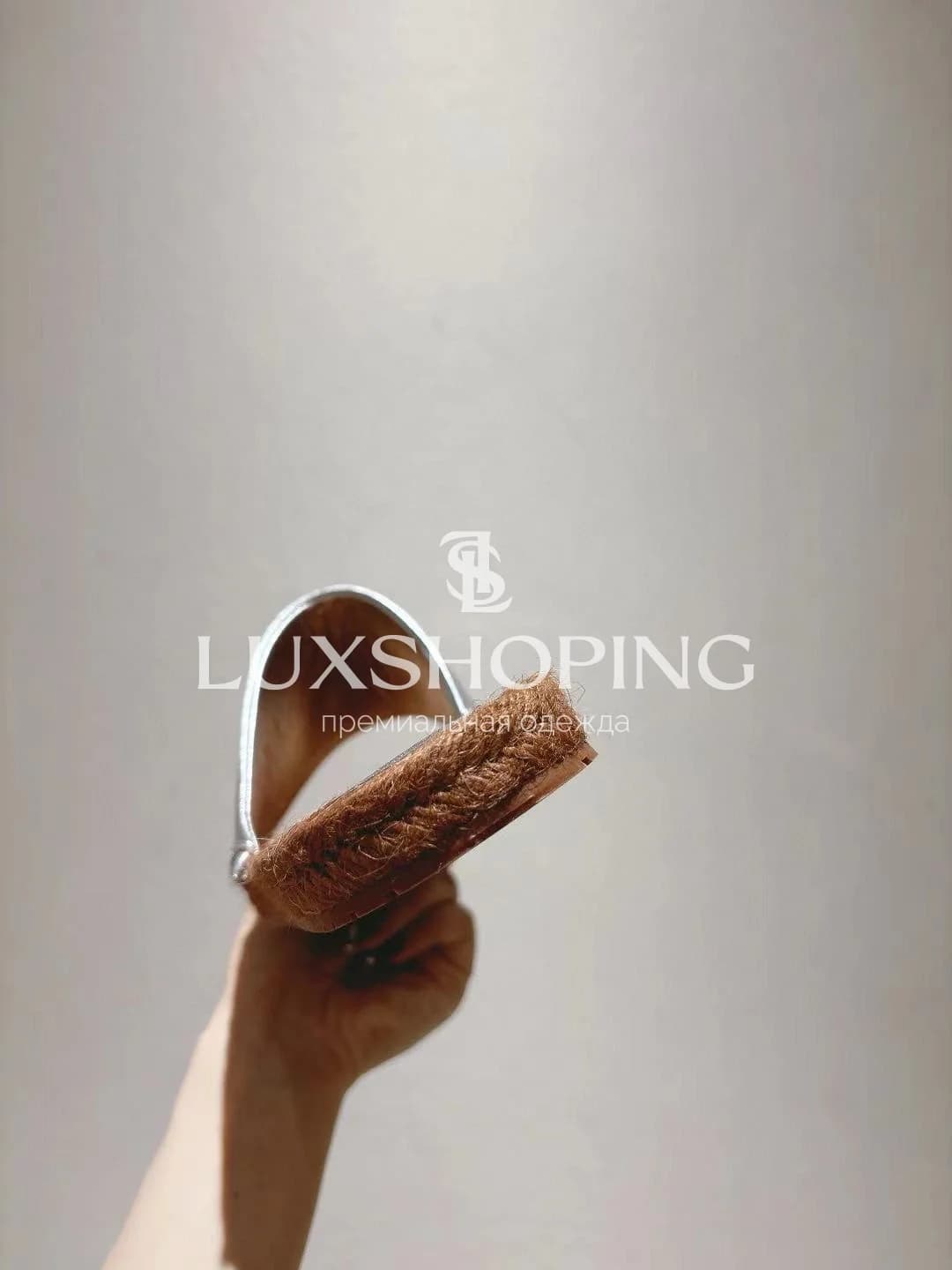 Металлизированные шлёпанцы Dolce &amp; Gabbana с джутовой подошвой - фото 6