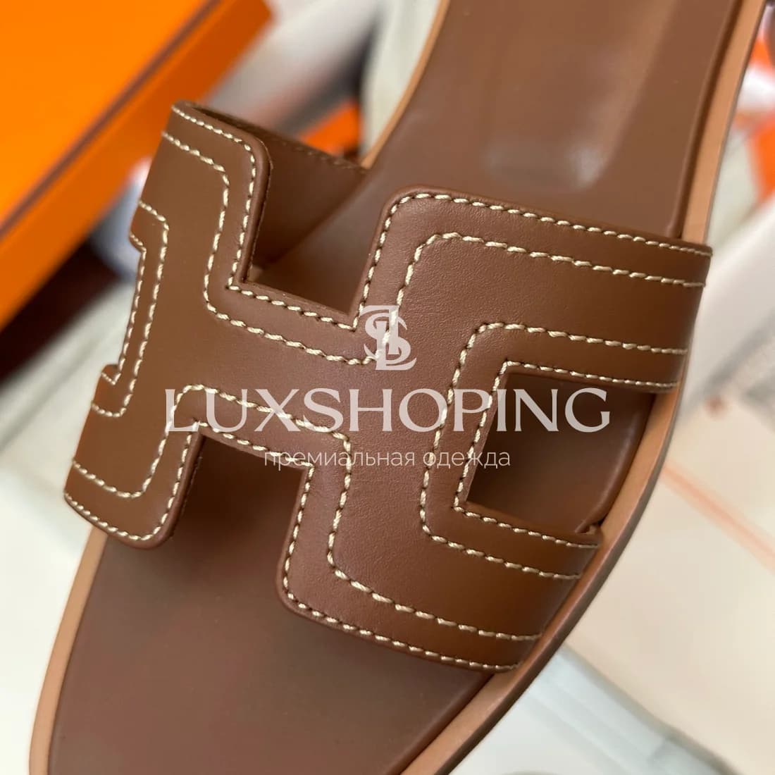 Шлепанцы Hermes Oran art1 - фото 2