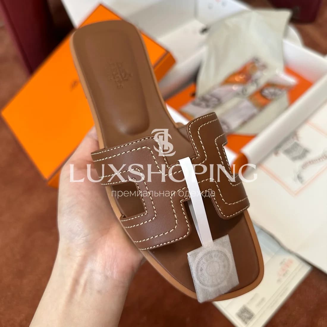 Шлепанцы Hermes Oran art1 - фото 8