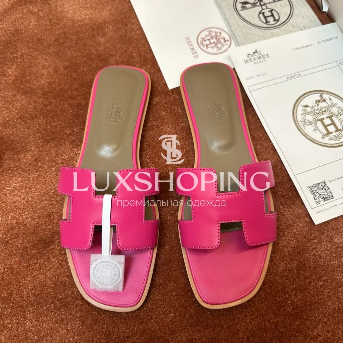 Шлепанцы Hermes Oran art5 - фото 2