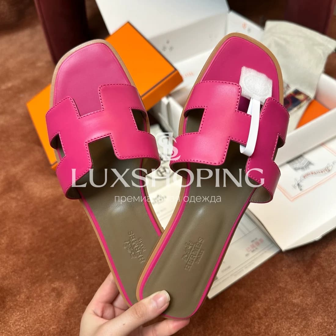 Шлепанцы Hermes Oran art5 - фото 7