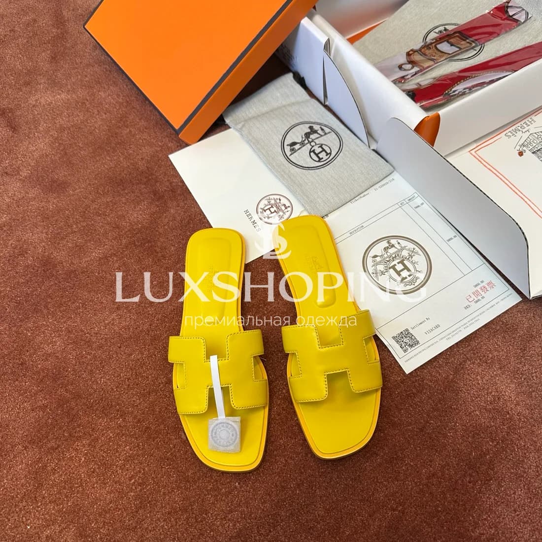 Шлепанцы Hermes Oran art10 - фото 2