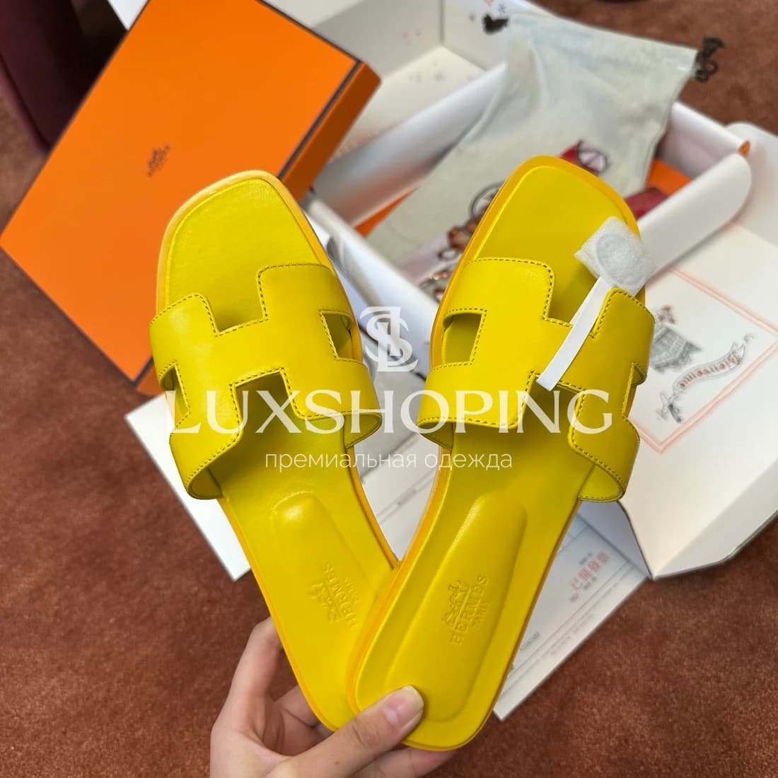 Шлепанцы Hermes Oran art10 - фото 3