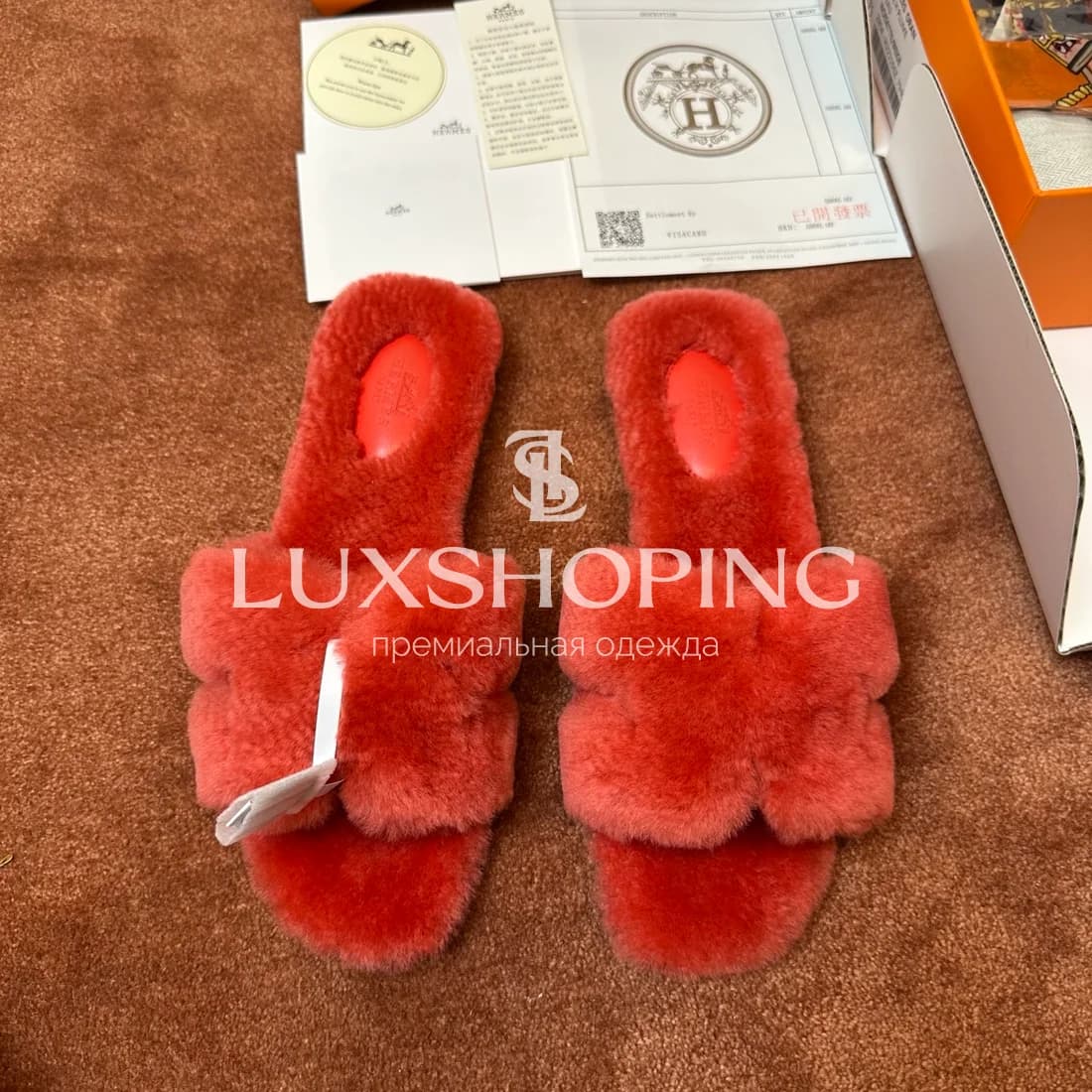 Шлепанцы Hermes Oran art15 - фото 2