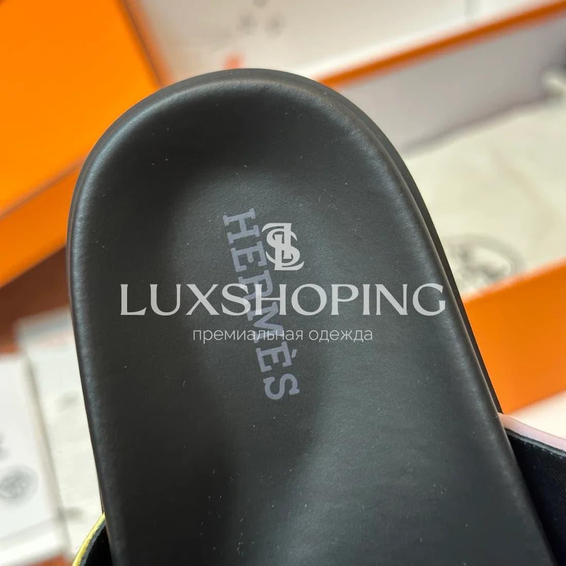 Шлепанцы Hermes Chypre ch3 - фото 4