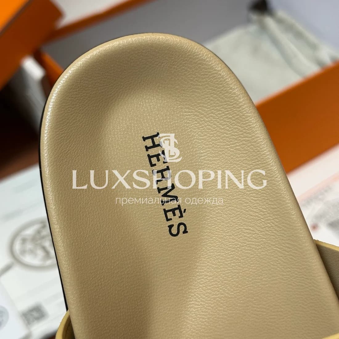 Шлепанцы Hermes Chypre ch4 - фото 4