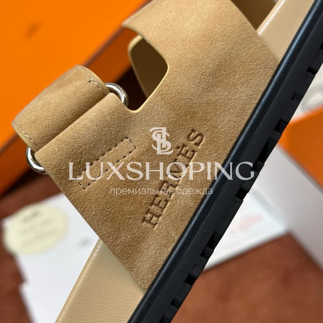 Шлепанцы Hermes Chypre ch4 - фото 5