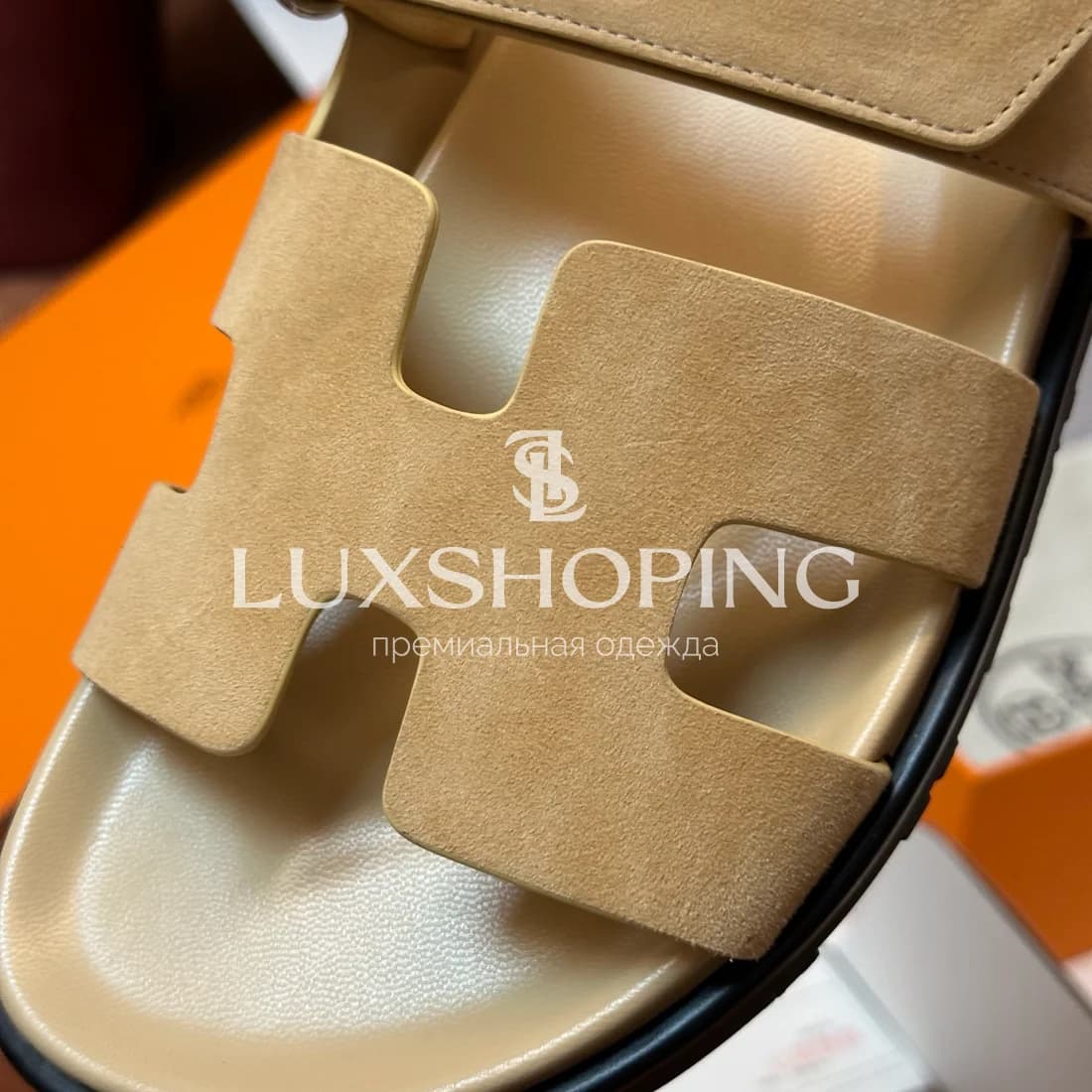 Шлепанцы Hermes Chypre ch4 - фото 7