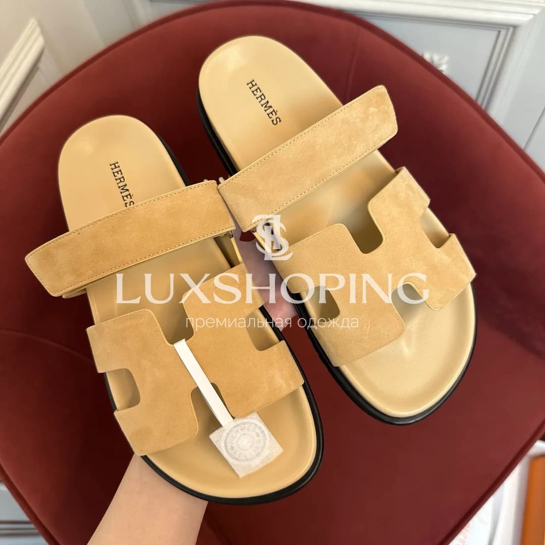 Шлепанцы Hermes Chypre ch4 - фото 9
