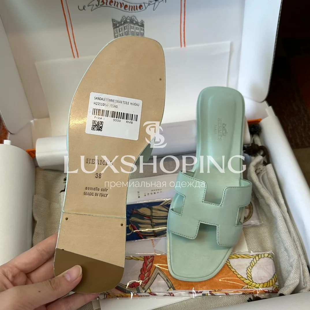 Шлепанцы Hermes Oran art19 - фото 5