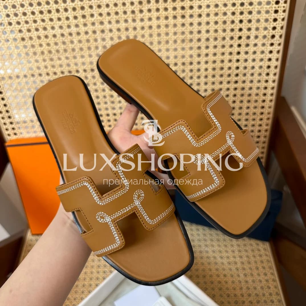 Шлепанцы Hermes Oran art21 - фото 8