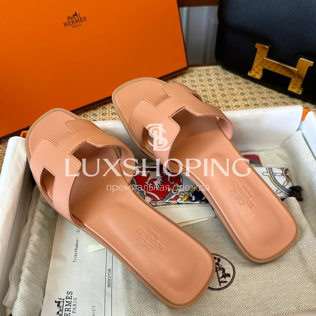 Шлепанцы Hermes Oran art24 - фото 9