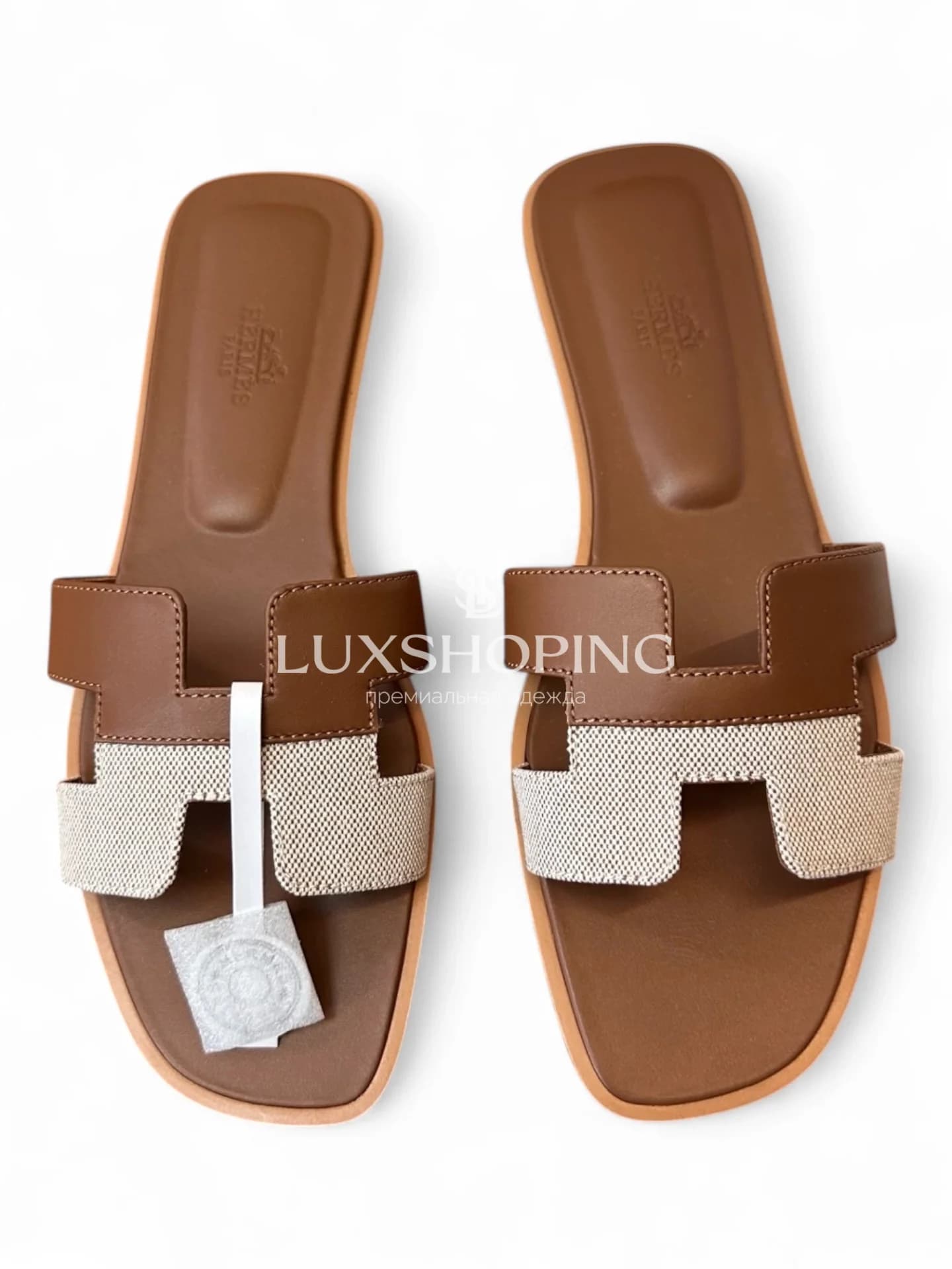 Шлепанцы Hermes Oran art33