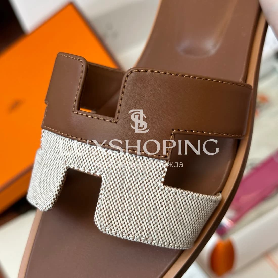 Шлепанцы Hermes Oran art33 - фото 5