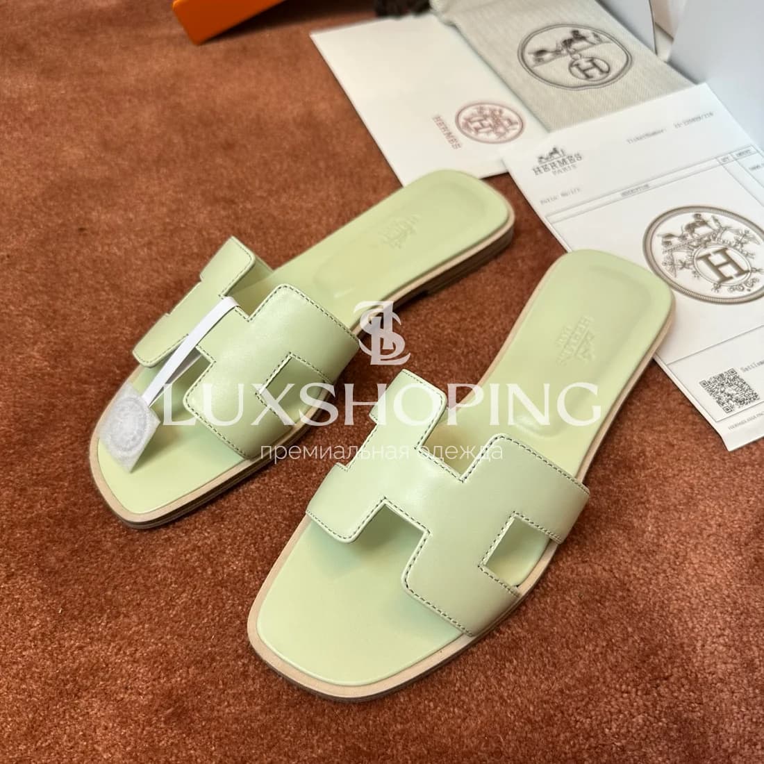 Шлепанцы Hermes Oran art34 - фото 6