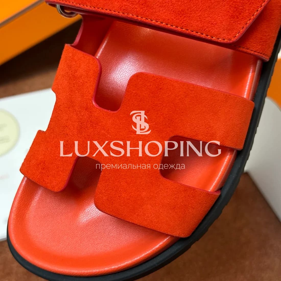 Шлепанцы Hermes Chypre ch7 - фото 6