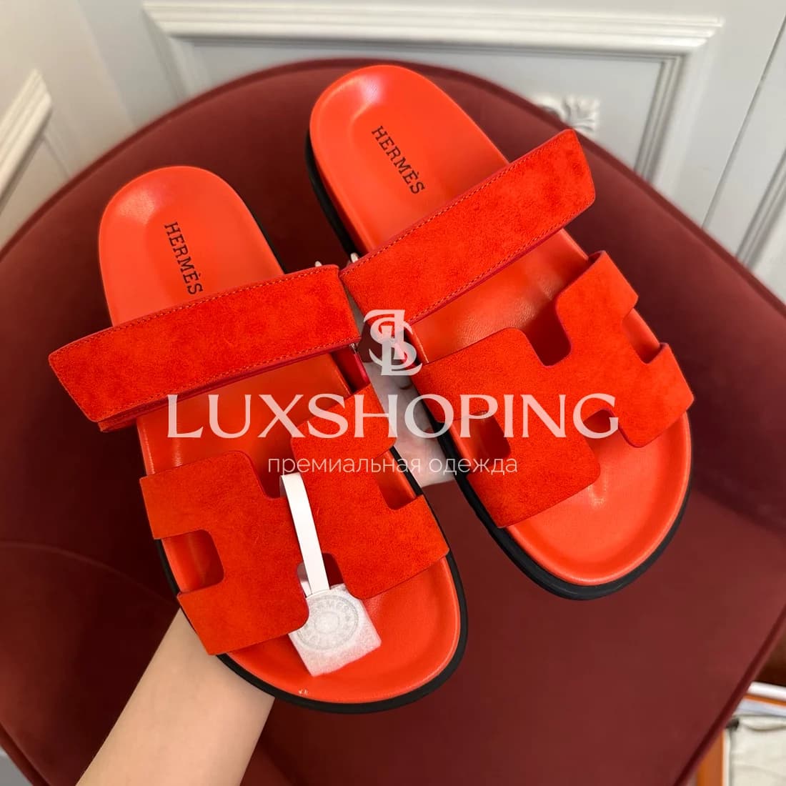 Шлепанцы Hermes Chypre ch7 - фото 9