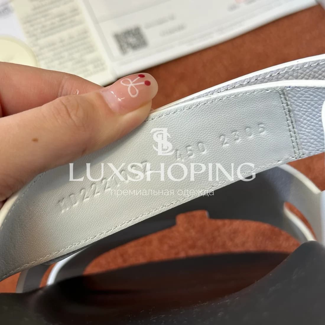 Шлепанцы Hermes Chrype ch8 - фото 7