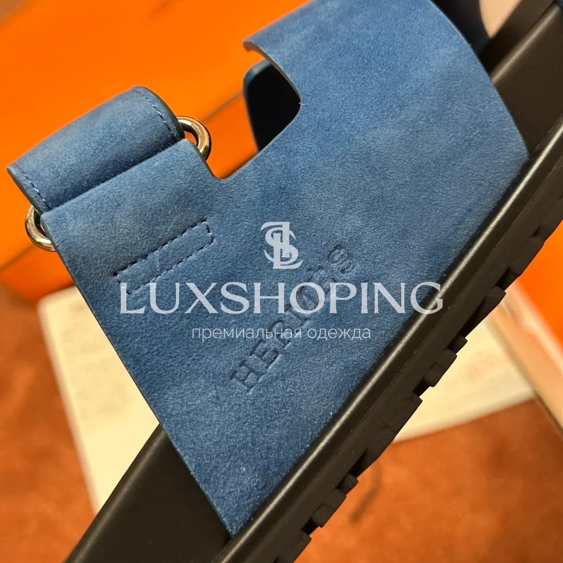 Шлепанцы Hermes Chypre ch13 - фото 5