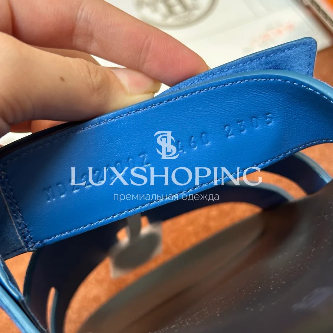 Шлепанцы Hermes Chypre ch13 - фото 8