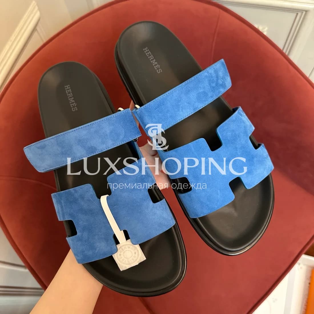 Шлепанцы Hermes Chypre ch13 - фото 9