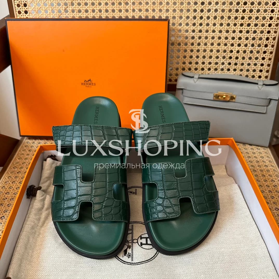 Шлепанцы Hermes Chypre ch15 - фото 2