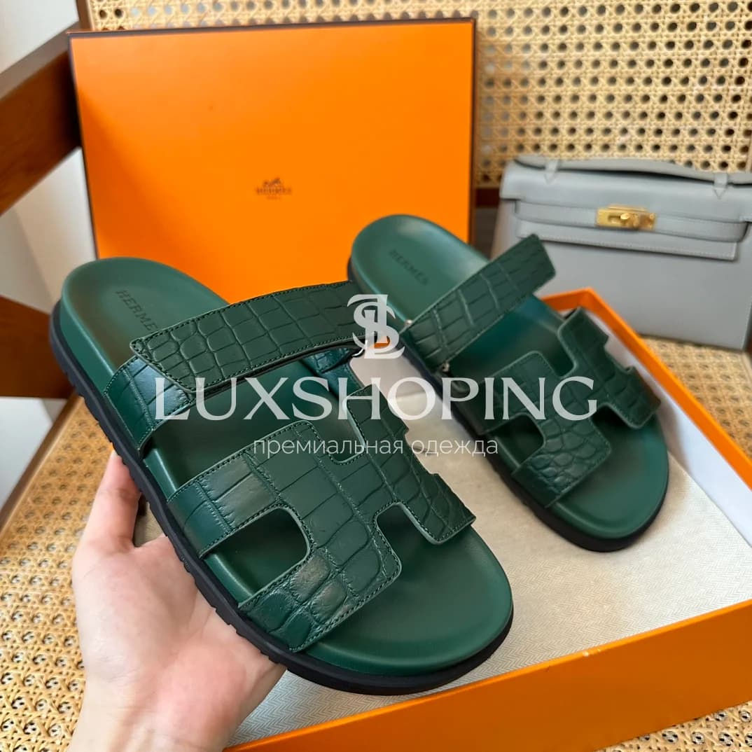 Шлепанцы Hermes Chypre ch15 - фото 4