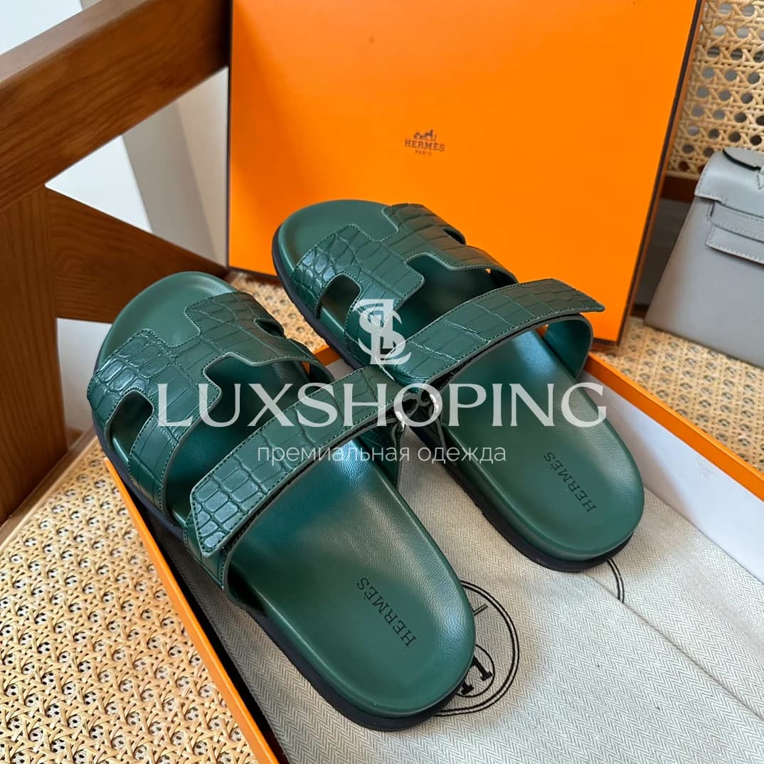 Шлепанцы Hermes Chypre ch15 - фото 5