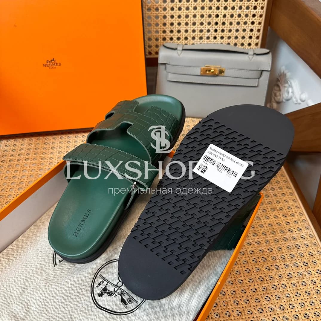 Шлепанцы Hermes Chypre ch15 - фото 6