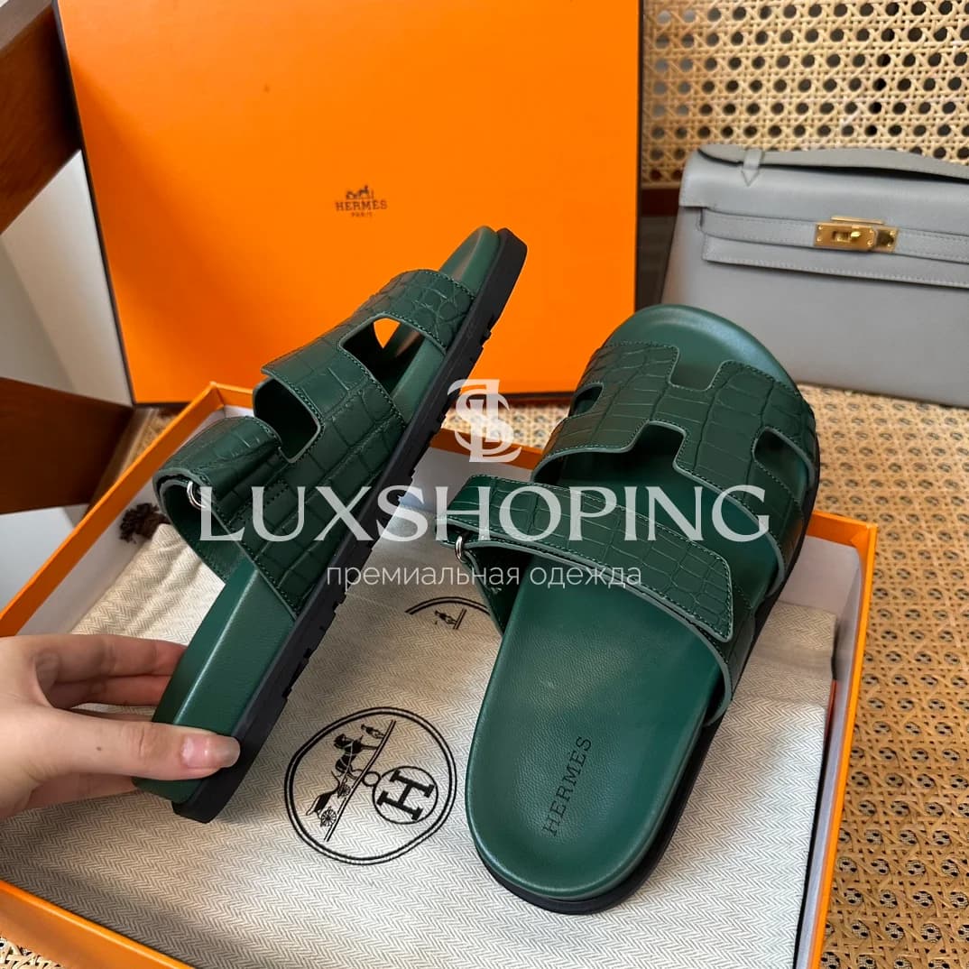 Шлепанцы Hermes Chypre ch15 - фото 7