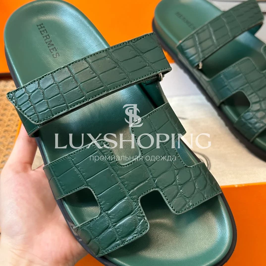 Шлепанцы Hermes Chypre ch15 - фото 9