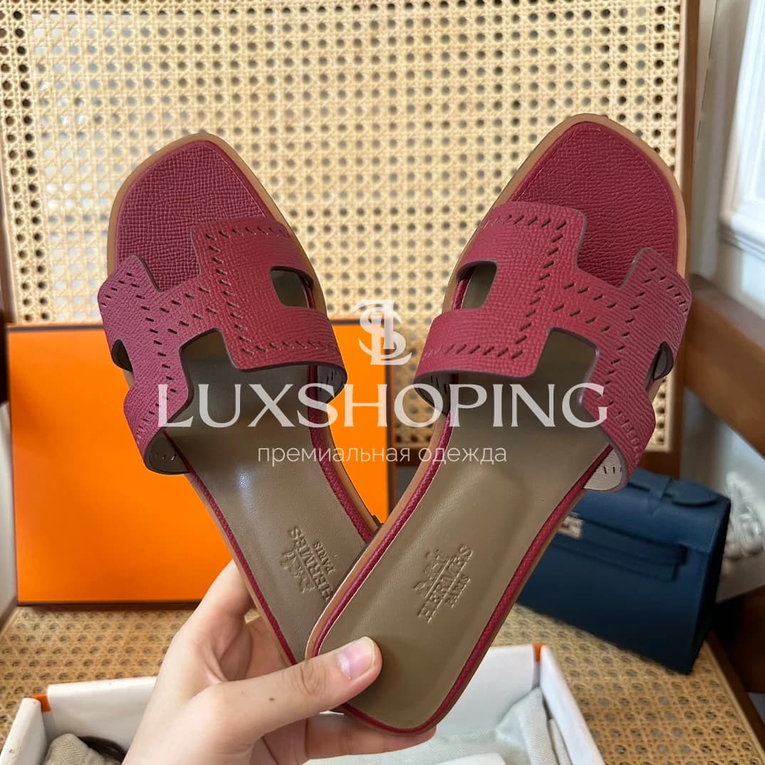 Шлепанцы Hermes Oran ch16 - фото 5