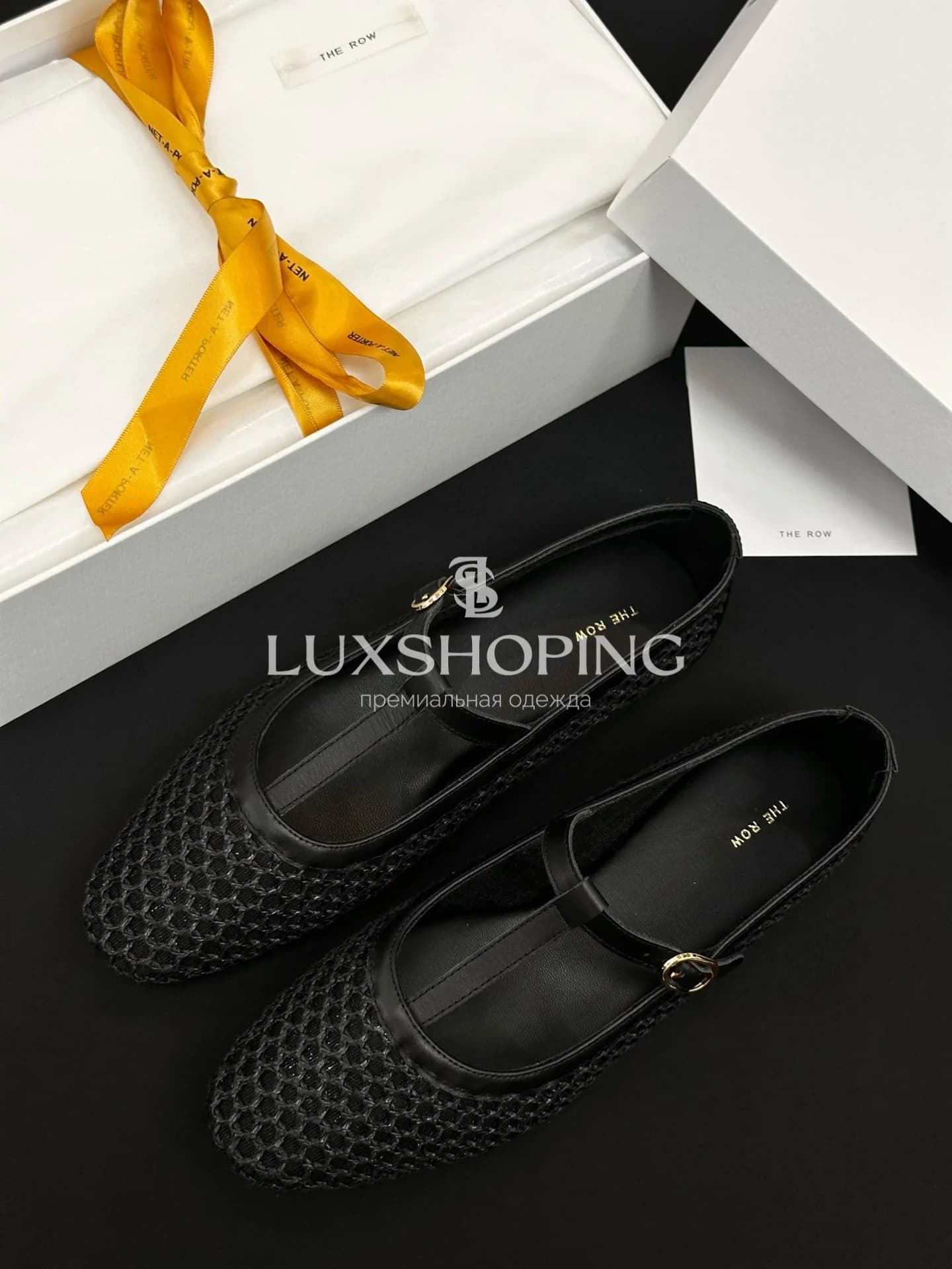 THE ROW  Балетки Mary Jane ручного плетения с кожаной отделкой - фото 2