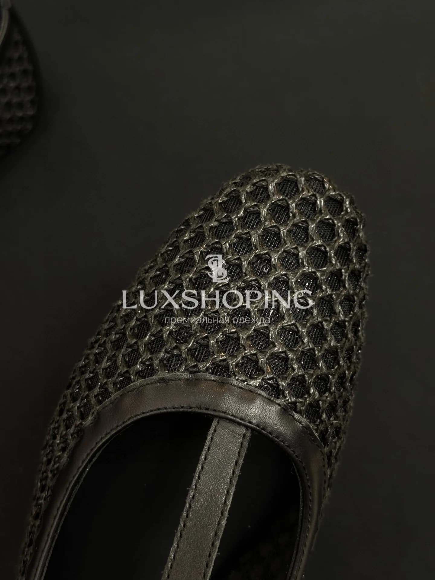 THE ROW  Балетки Mary Jane ручного плетения с кожаной отделкой - фото 7