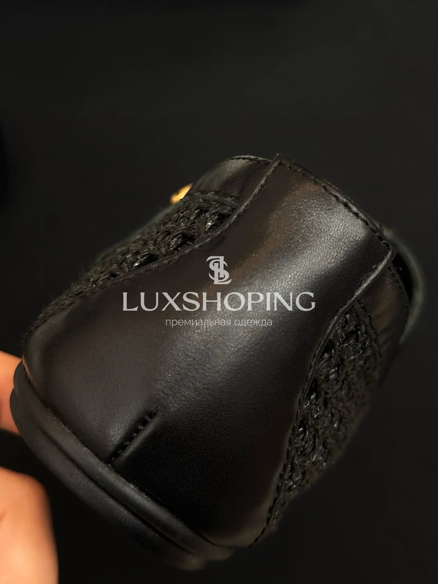 THE ROW  Балетки Mary Jane ручного плетения с кожаной отделкой - фото 9