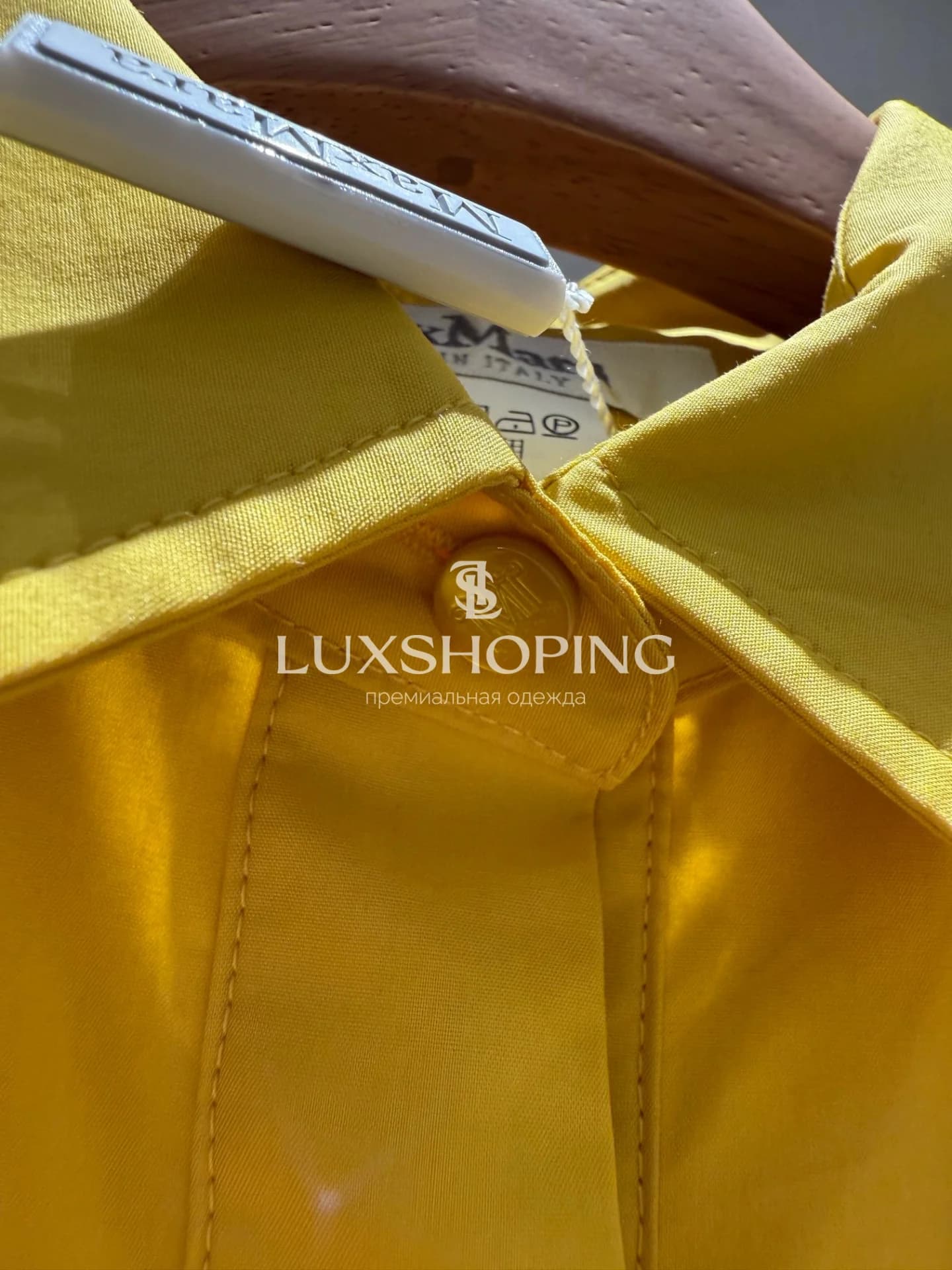 MaxMara — Летнее хлопковое платье-рубашка 2025ss - фото 5