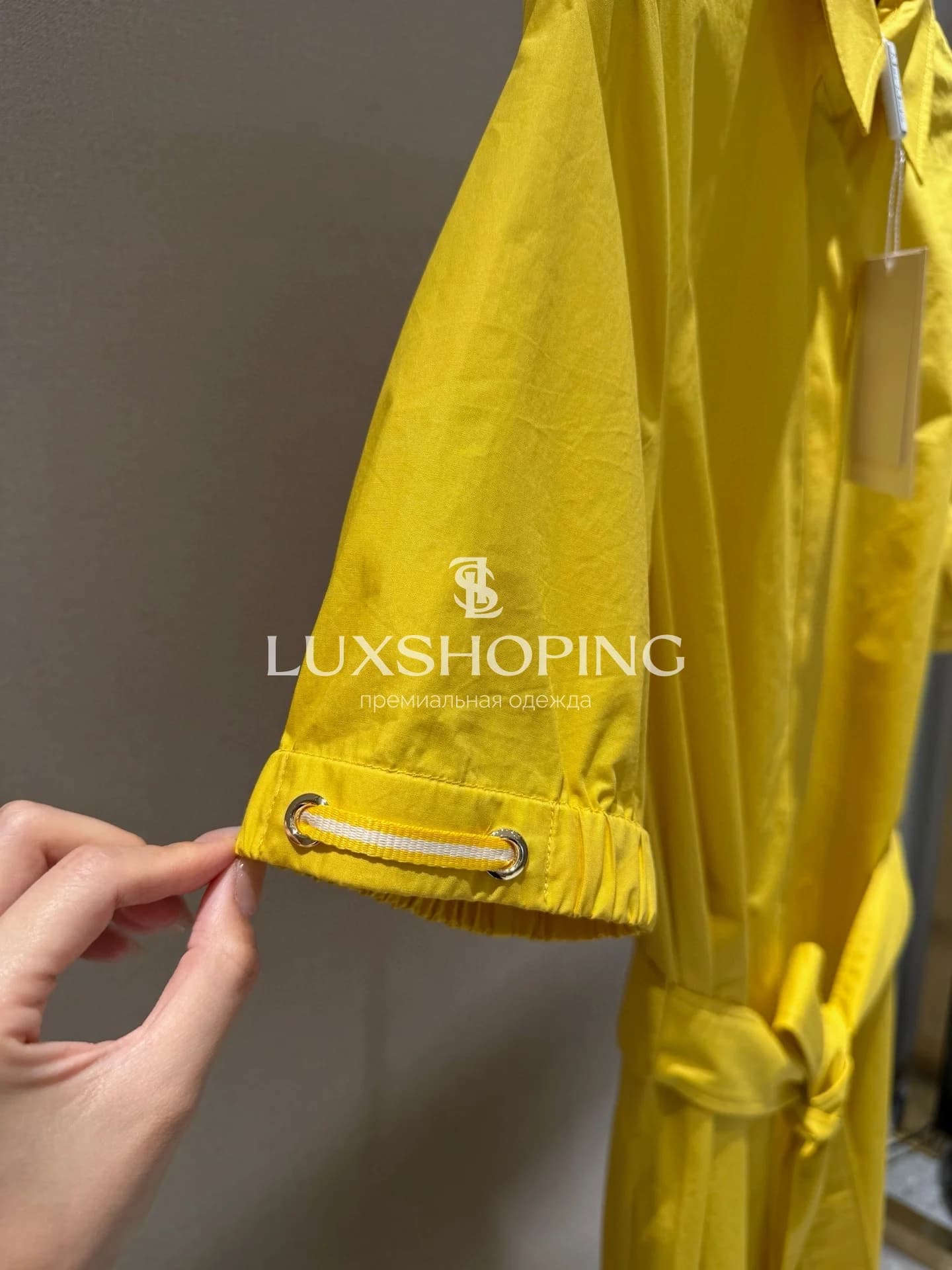 MaxMara — Летнее хлопковое платье-рубашка 2025ss - фото 6