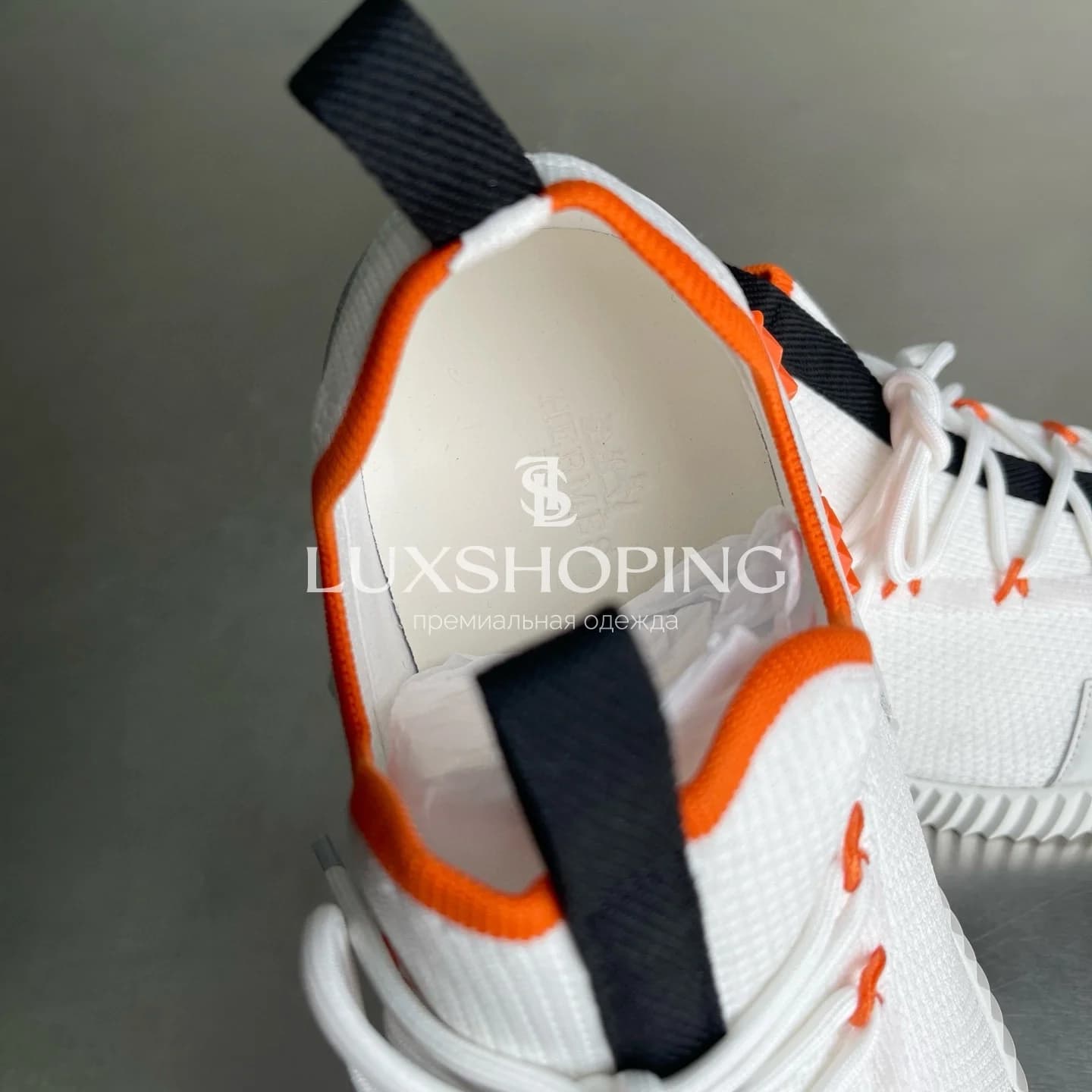 HERMÈS Lift Navy Sneakers кроссовки H011 - фото 9