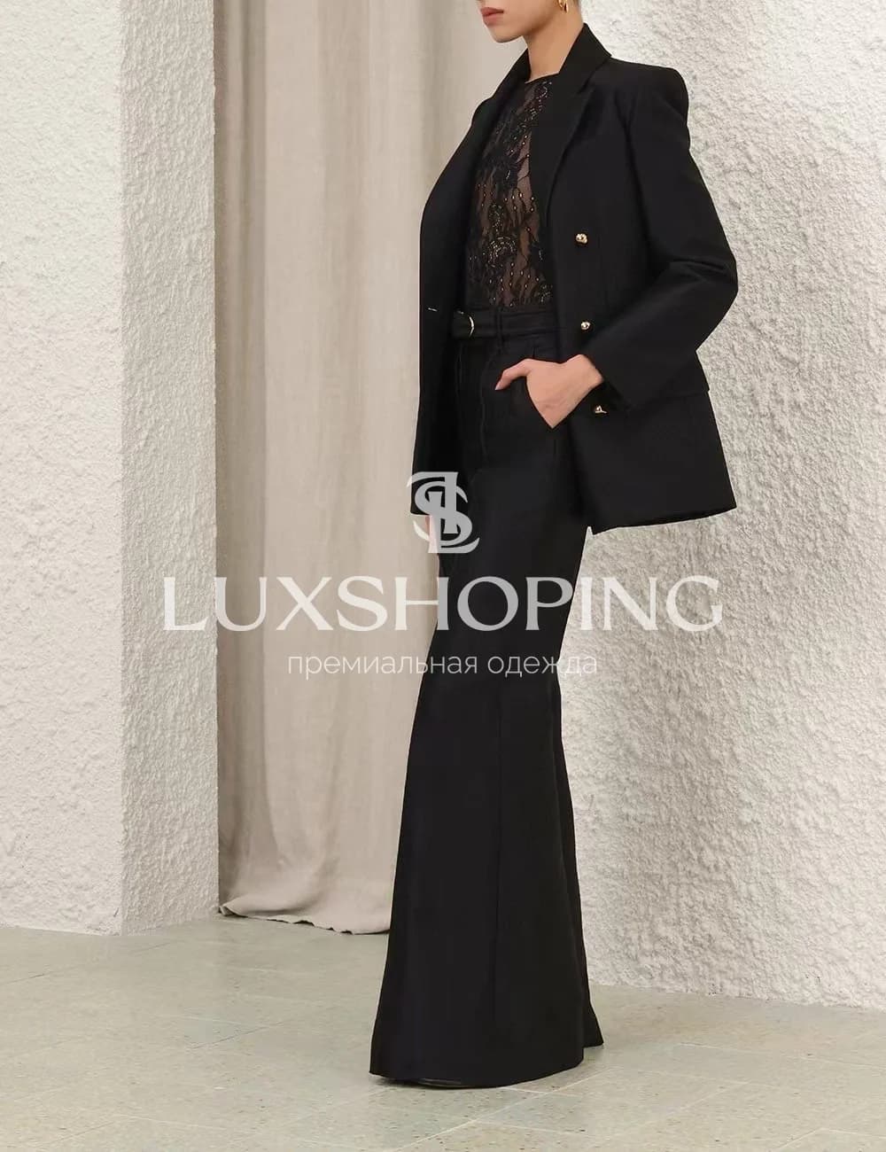 Комплект от Zimmermann: жакет и брюки - фото 6