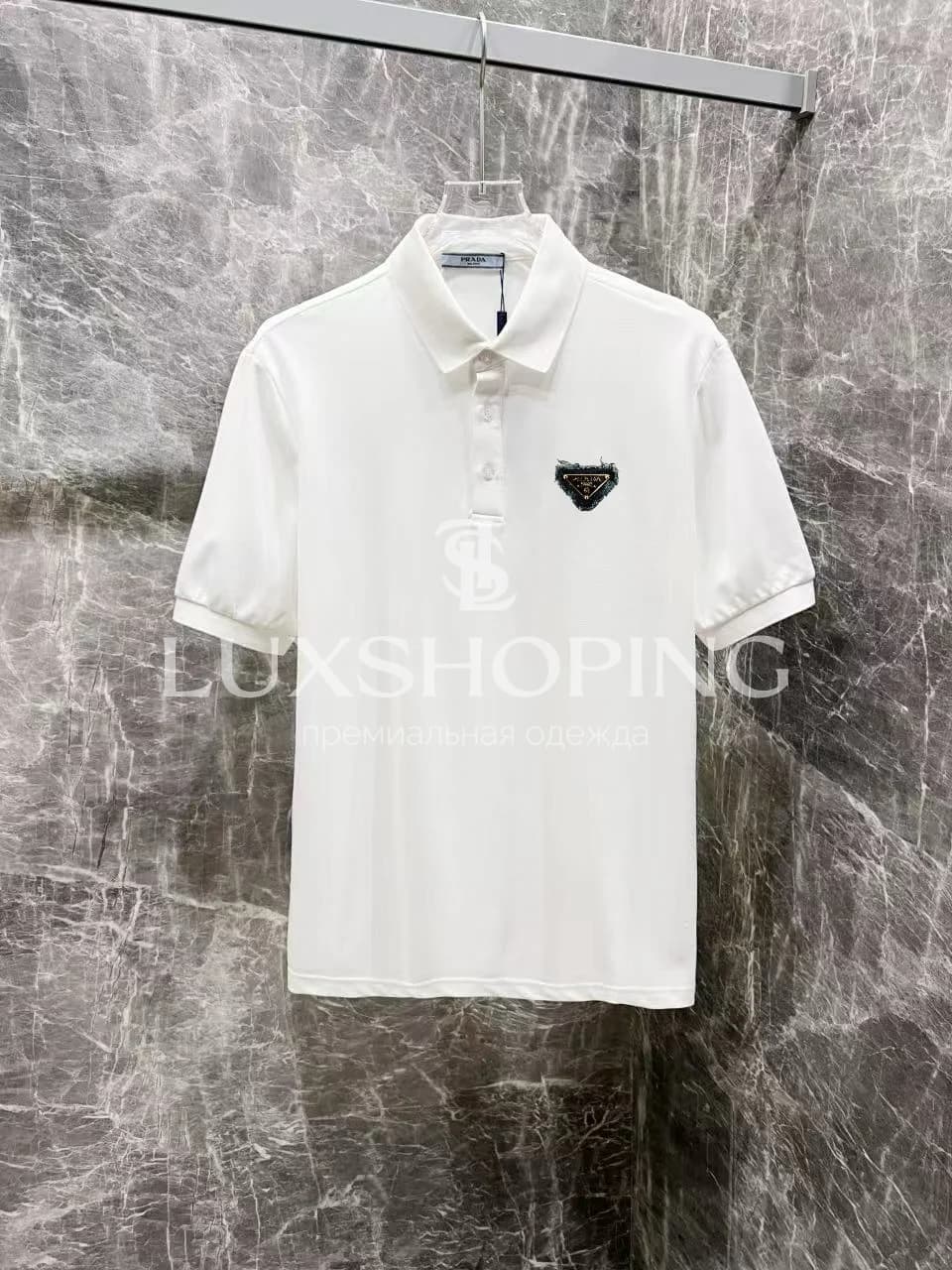 Белая футболка Prada fut1 - фото 2