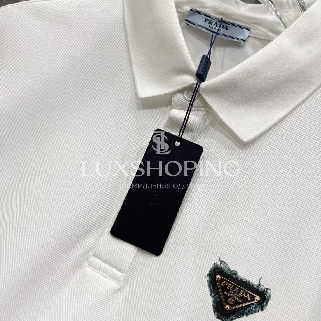 Белая футболка Prada fut1 - фото 6