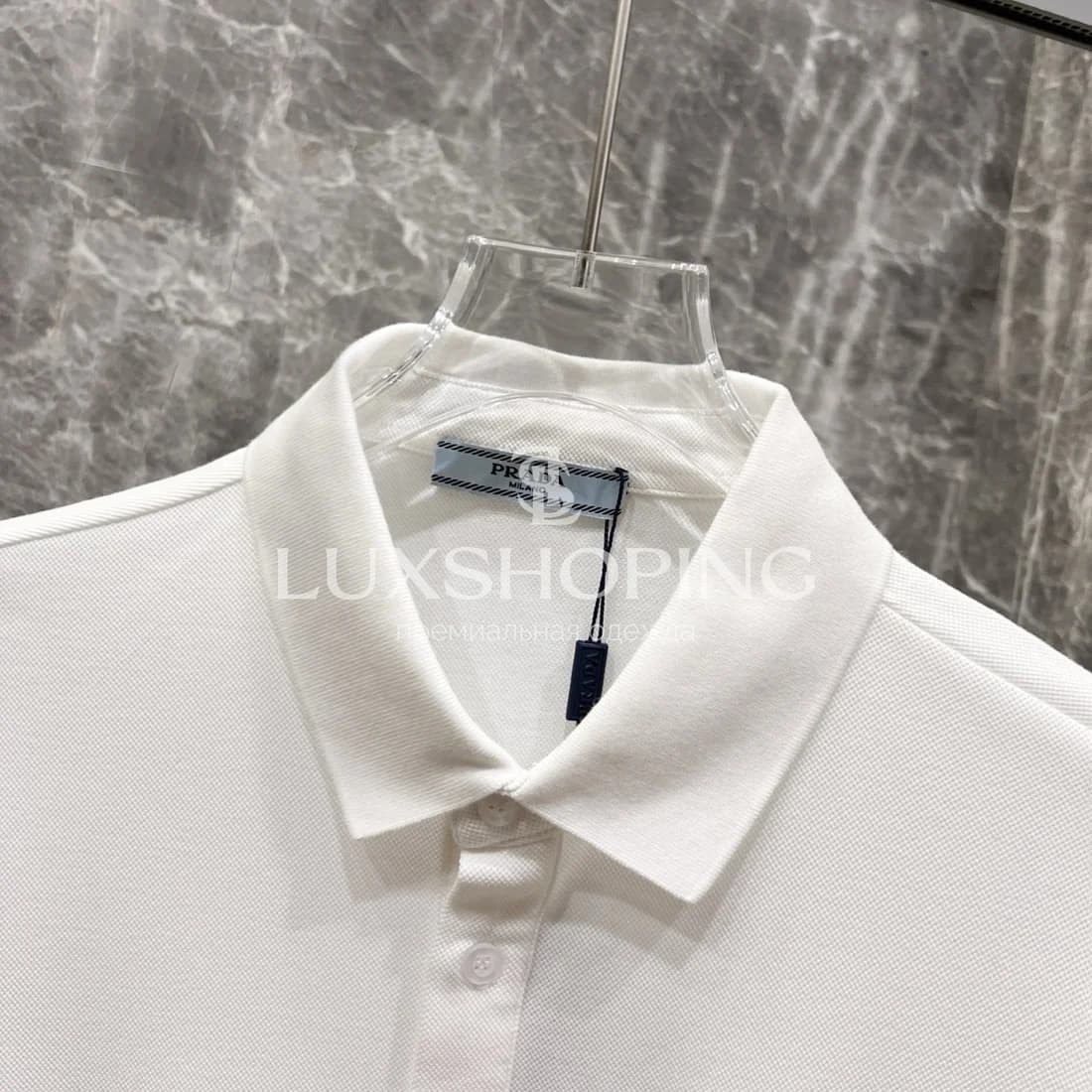 Белая футболка Prada fut1 - фото 7