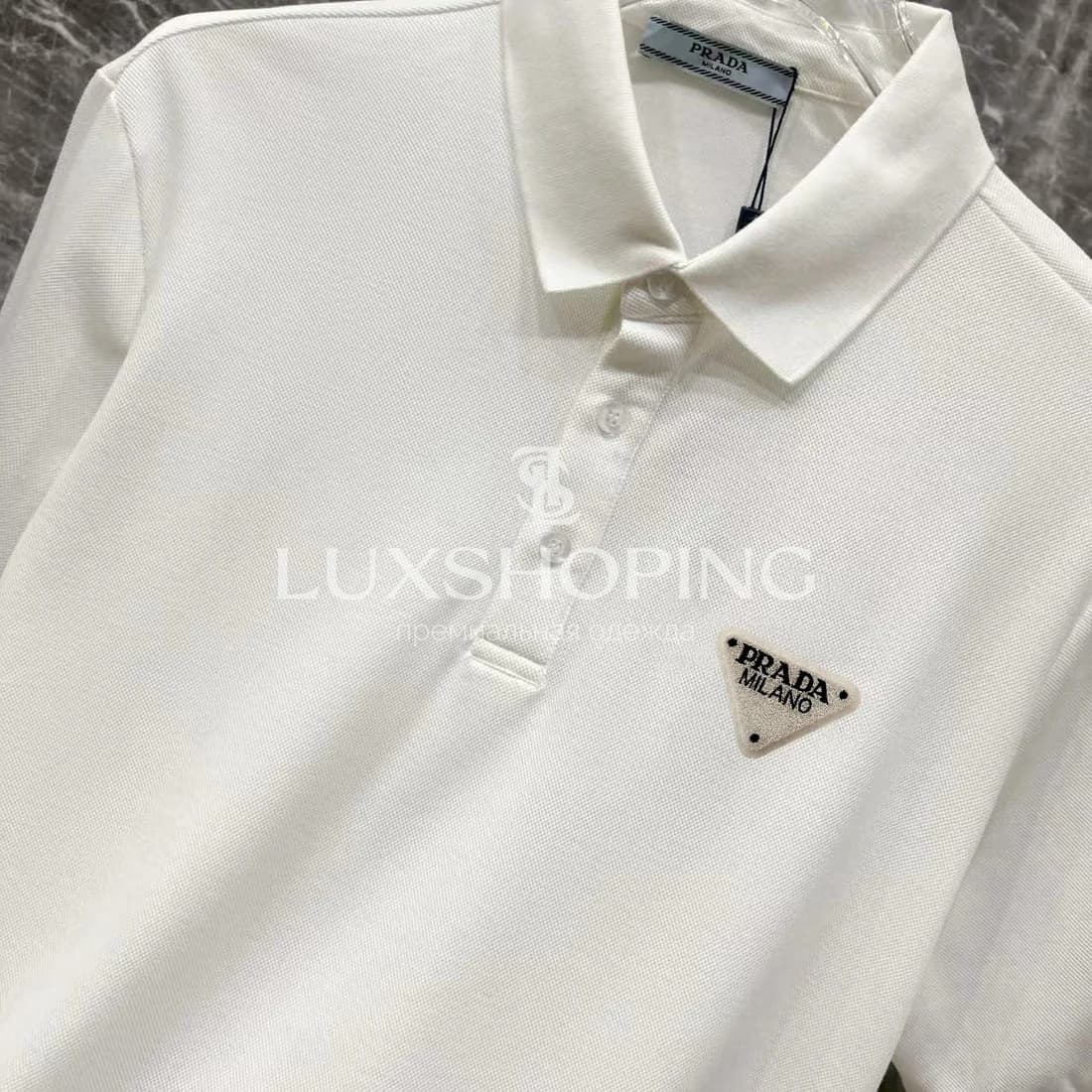 Белая футболка Prada fut3 - фото 4