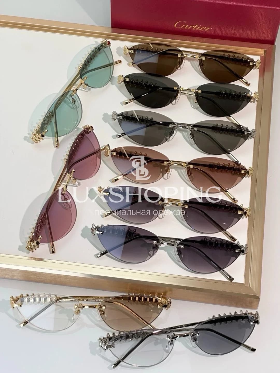 Солнцезащитные очки Cartier CT0543S - фото 15